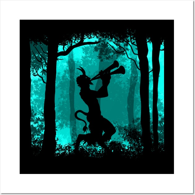 Forest Satyr Wall Art by nickbeta